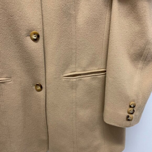 Classiques Entier Camel Cashmere/Wool Midi-Coat - Picture 3 of 5